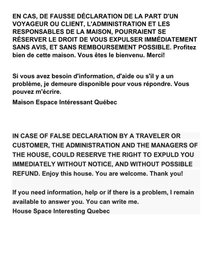 Maison Intéressante Quebec Exterior foto